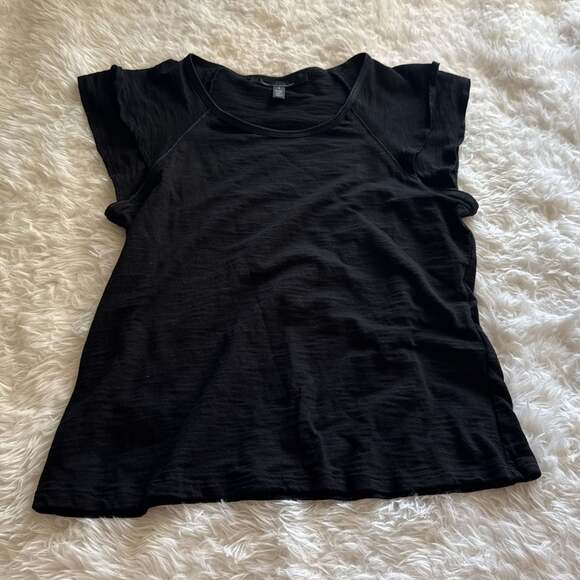 White House Black Market Tops - White House Black Market Ruffled Cap Sleeve Blouse Small